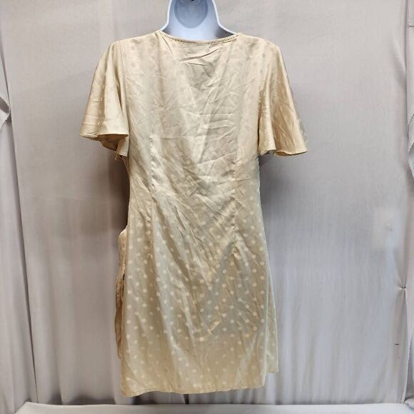 Vici Size Small Tan Casual Wrap Dress H10 - Picture 3 of 8